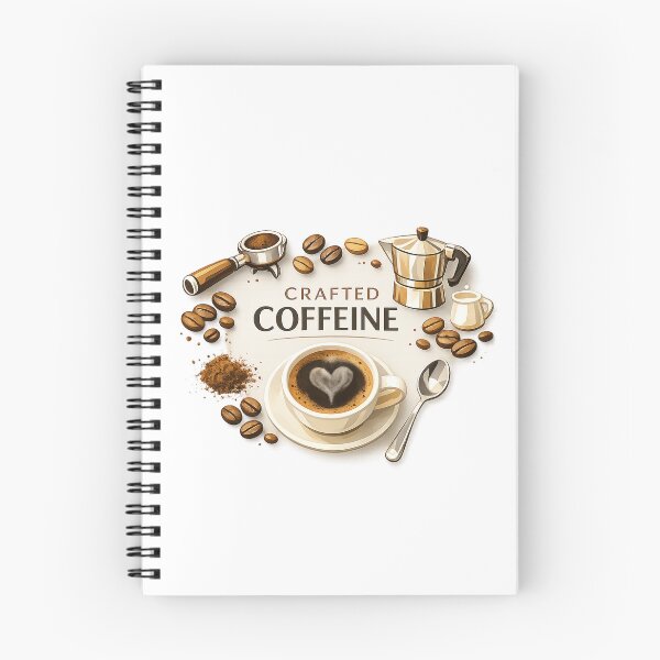 Item preview, Crafted Caffeine Aesthetic Coffee Art designed and sold by MIArt Studio.