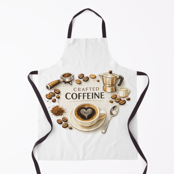 Item preview, Crafted Caffeine Aesthetic Coffee Art designed and sold by MIArt Studio.