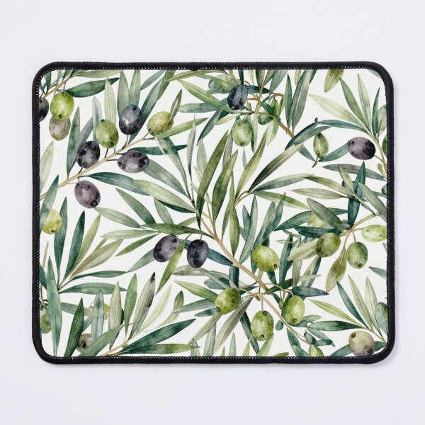 Item preview, Mediterranean Olive Branch Pattern | Watercolor Olive Grove Design designed and sold by Ioanna-Studio.