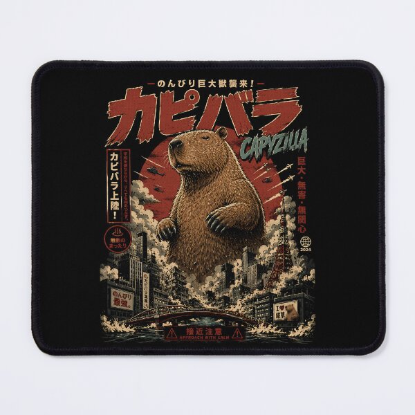 Item preview, Capyzilla designed and sold by GhoulishGraphX.