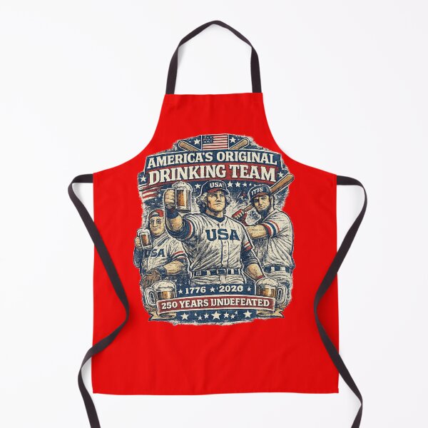Item preview, America's Original Drinking Team Shirt | 250 Years Undefeated Patriotic Baseball Tee designed and sold by Laughprints.