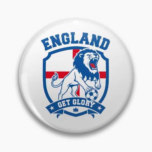 Item preview, England Soccer Roaring Lion Crest For Loyal Sports Fans designed and sold by roarsomethings.
