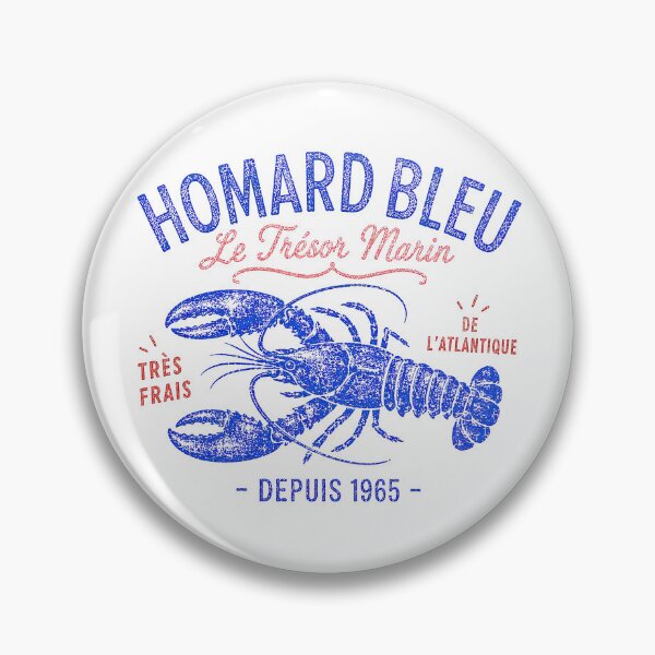Item preview, Très Frais Homard Bleu – Vintage French Market Art designed and sold by NewNomads.