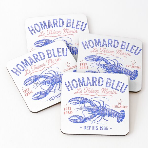 Item preview, Très Frais Homard Bleu – Vintage French Market Art designed and sold by NewNomads.
