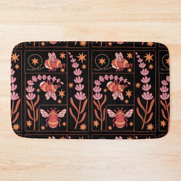 Item preview, Bumble bees & lavender designed and sold by Erika Vaigel Creations.