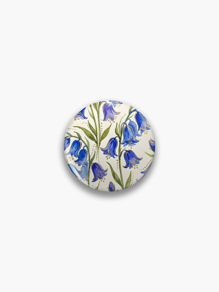 Thumbnail 1 of 3, Pin, Bluebell designed and sold by GraphicsClub.