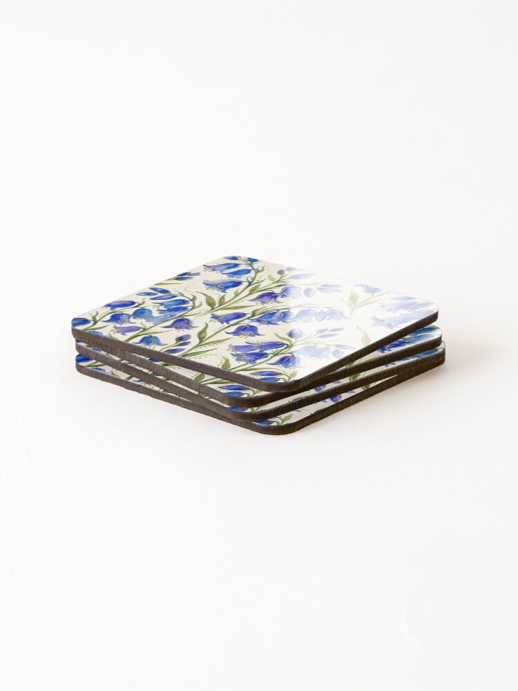 Thumbnail 4 of 5, Coasters (Set of 4), Bluebell designed and sold by GraphicsClub.