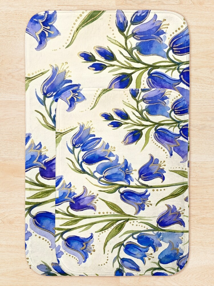 Thumbnail 5 of 6, Bath Mat, Bluebell designed and sold by GraphicsClub.