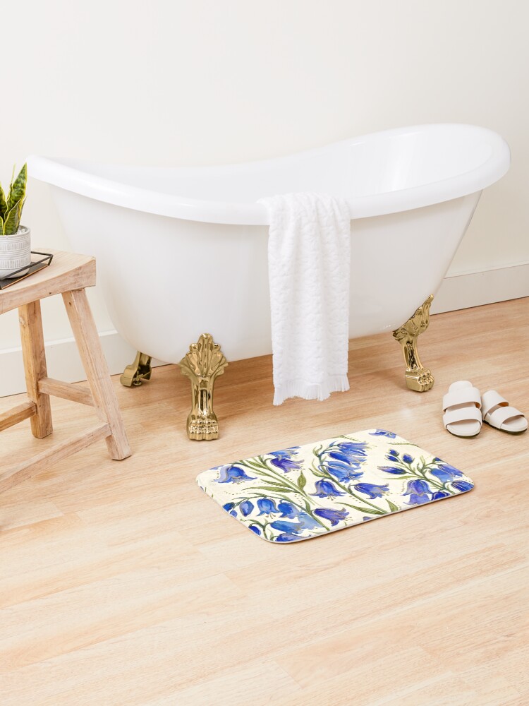 Thumbnail 2 of 6, Bath Mat, Bluebell designed and sold by GraphicsClub.