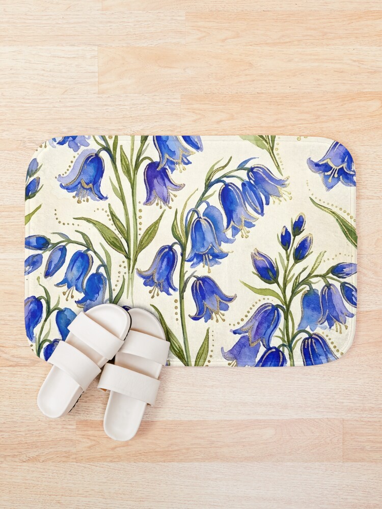 Thumbnail 1 of 6, Bath Mat, Bluebell designed and sold by GraphicsClub.
