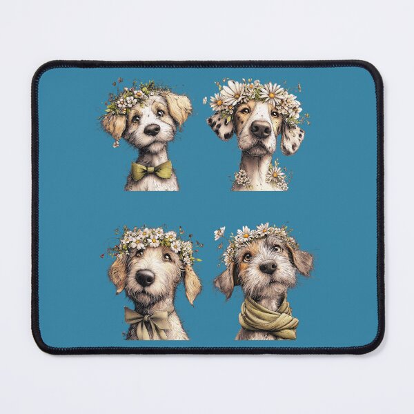 Item preview, Dogs and wreath  designed and sold by Palmtree94.