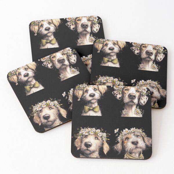 Item preview, Dogs and wreath  designed and sold by Palmtree94.