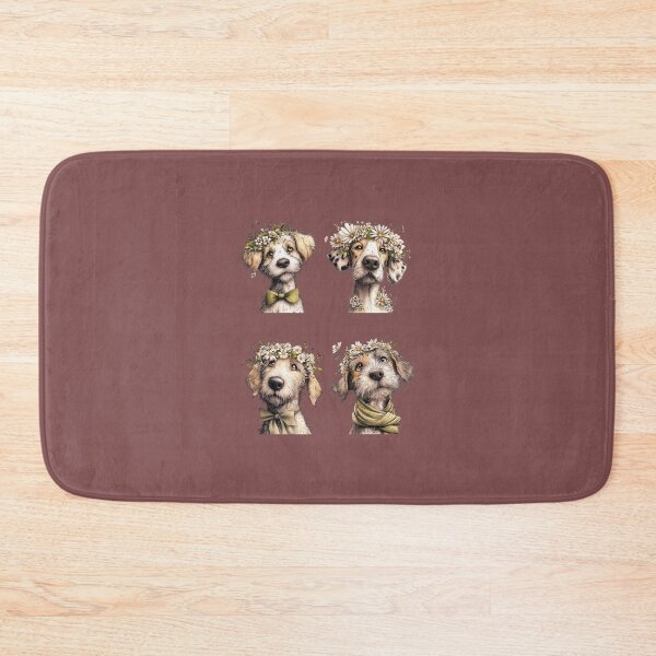 Item preview, Dogs and wreath  designed and sold by Palmtree94.
