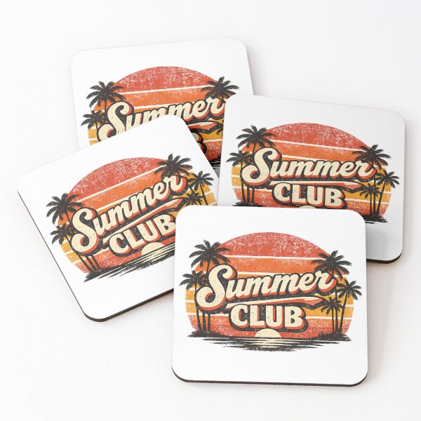 Item preview, Summer Club Retro Sunset Beach designed and sold by ubeyeart.