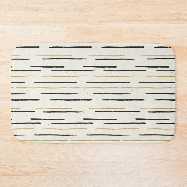 Item preview, Minimalist Gold Foil Abstract Dash Pattern designed and sold by wissal.studio.