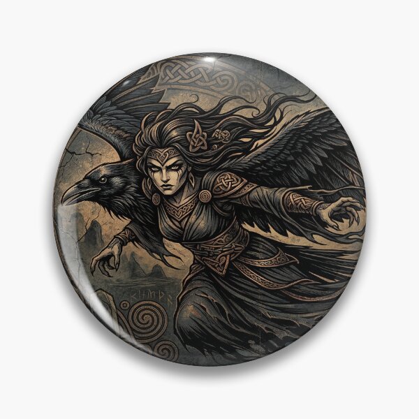Item preview, The Morrigan - Irish Mythology Celtic Folkore Ireland History designed and sold by VikingRunes.