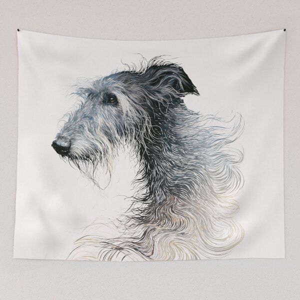 Item preview, Scottish colorful deerhound designed and sold by aghnadarragh.