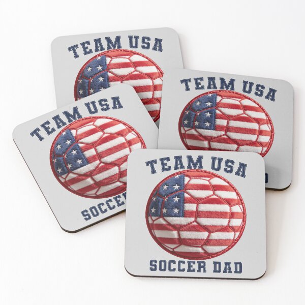 Item preview, Team USA Soccer Dad Gear - Plush Ball Varsity Felt Patch designed and sold by thelexiverse.