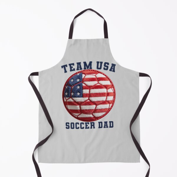 Item preview, Team USA Soccer Dad Gear - Plush Ball Varsity Felt Patch designed and sold by thelexiverse.