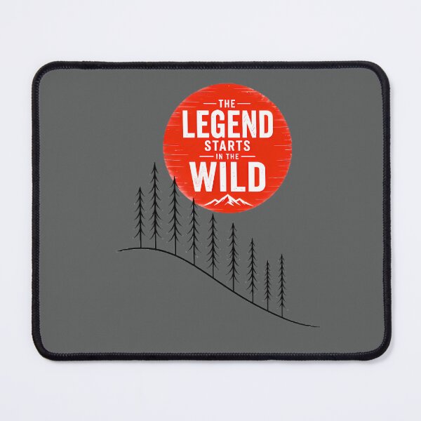 Item preview, The Legend Starts in the Wild - Motivational Wilderness Hiking | Outdoor Aesthetic Design" designed and sold by Trinidesigns123.