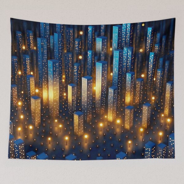 Item preview, Aetherial Midnight City Abstract designed and sold by CustomHDman.