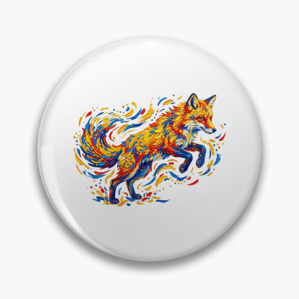 Item preview, Splash Art Leaping Fox designed and sold by TeeARTHY.