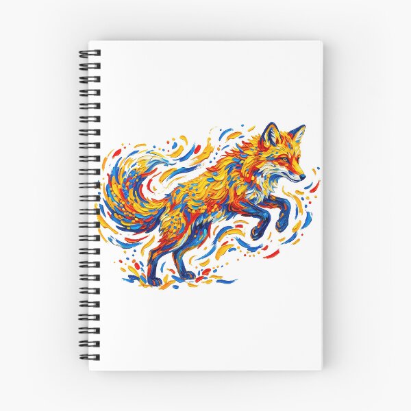 Item preview, Splash Art Leaping Fox designed and sold by TeeARTHY.