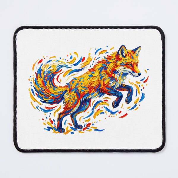 Item preview, Splash Art Leaping Fox designed and sold by TeeARTHY.