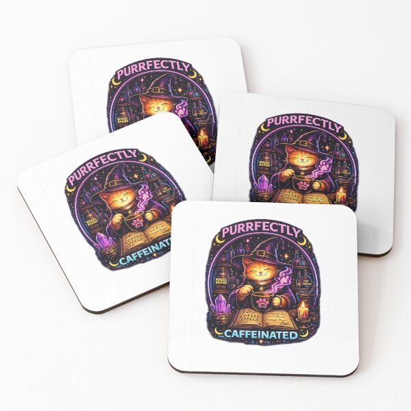Item preview, PURRFECTLY CAFFEINATED Cat Witch designed and sold by kimo55.