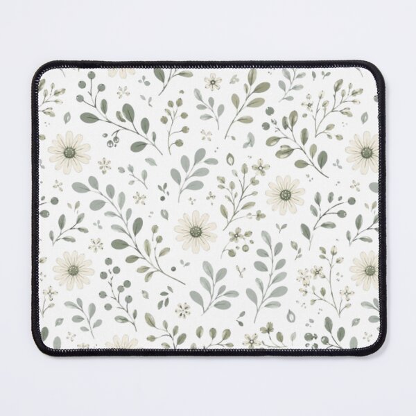 Item preview, Minimalist Botanical Seamless Pattern | Sage Green Wildflower Watercolor Design | Elegant Nature-Inspired Floral Print designed and sold by agaa-vibes-studio.