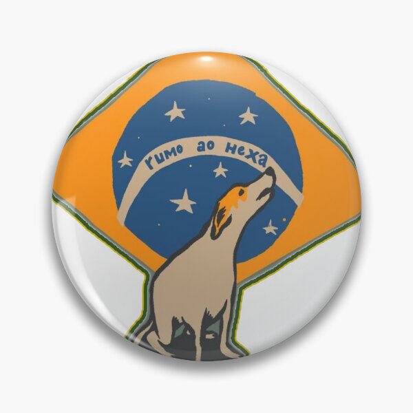 Item preview, Rumo ao Hexa Brazilian Dog designed and sold by Ahera.