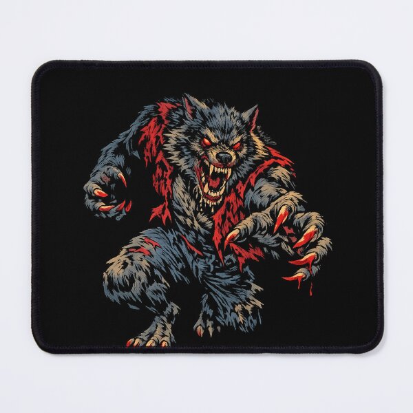 Item preview, Savage Werewolf Attack Comic Horror Art designed and sold by Sonic Nova Studios.