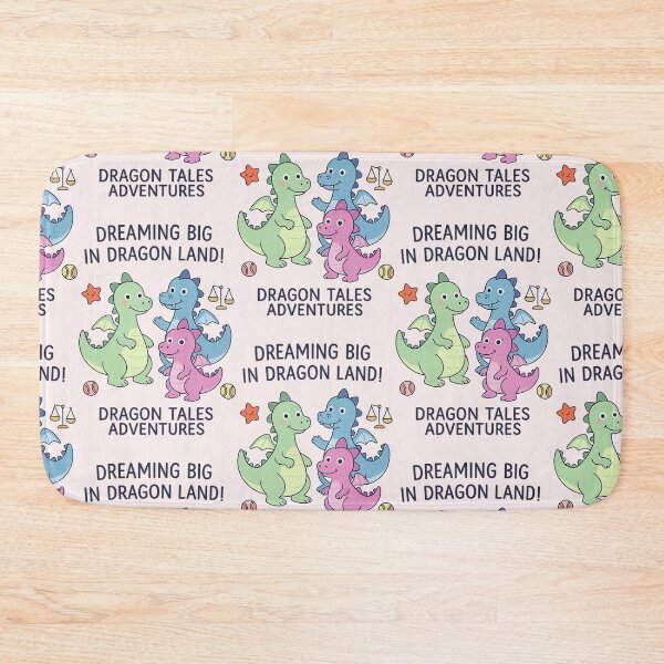Item preview, Dreaming Big in Dragon Land – Cute Baby Dragon Adventure Cartoon Design designed and sold by arifali786.