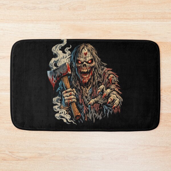 Item preview, Undead Axe Wielder Comic Horror Illustration designed and sold by Sonic Nova Studios.