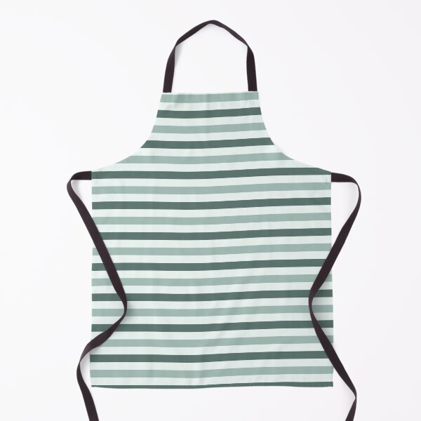 Item preview, Opal, mint cream & dark muted green horizontal lines designed and sold by Mint + Midnight.