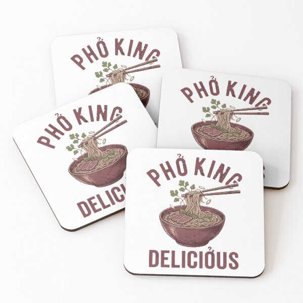 Item preview, Funny Pho King Delicious Retro Vietnamese Noodle Pun designed and sold by rediscoveredapp.