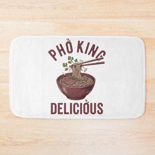 Item preview, Funny Pho King Delicious Retro Vietnamese Noodle Pun designed and sold by rediscoveredapp.