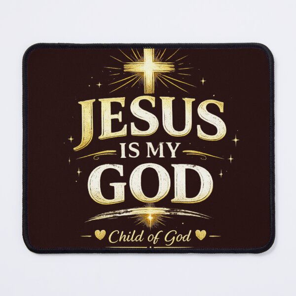 Item preview, Jesus is my God Christian Faith Quote Design designed and sold by Jesusloverbrand.