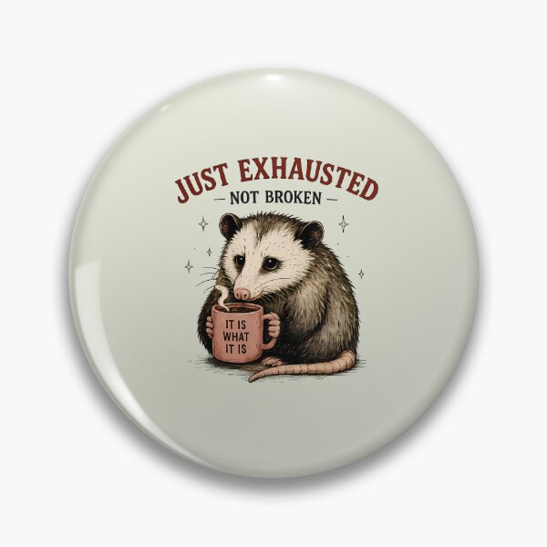 Item preview, Funny Burnout Possum Vintage Design designed and sold by Lizavelle.