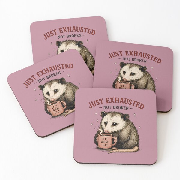 Item preview, Funny Burnout Possum Vintage Design designed and sold by Lizavelle.