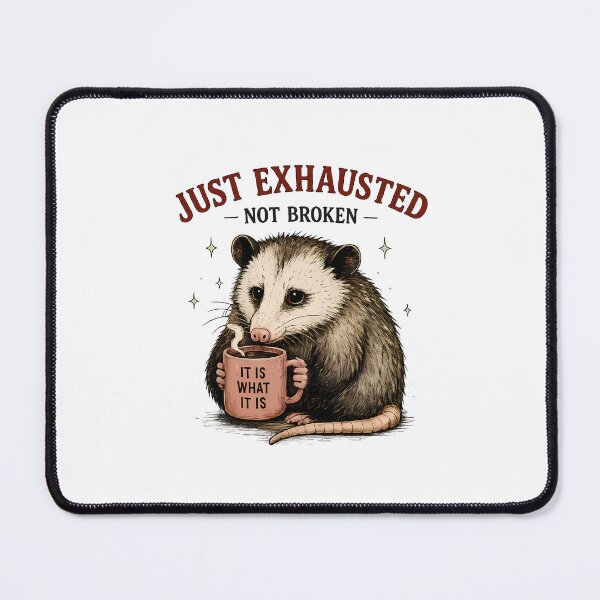 Item preview, Funny Burnout Possum Vintage Design designed and sold by Lizavelle.