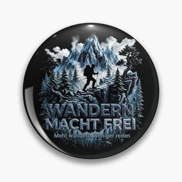 Item preview, Wandern Macht Frei Vintage Hiking Design for Mountain Lovers designed and sold by ardhigeek.
