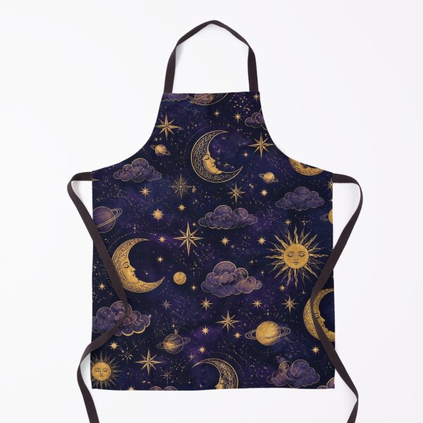 Item preview, Celestial Moon & Stars Pattern | Mystical Night Sky designed and sold by DesignsByTaara.