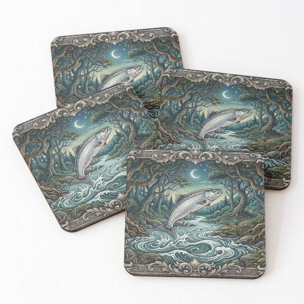 Item preview, The Salmon of Knowledge - Irish Mythology Celtic Folkore Ireland History designed and sold by VikingRunes.