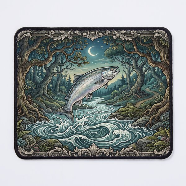 Item preview, The Salmon of Knowledge - Irish Mythology Celtic Folkore Ireland History designed and sold by VikingRunes.