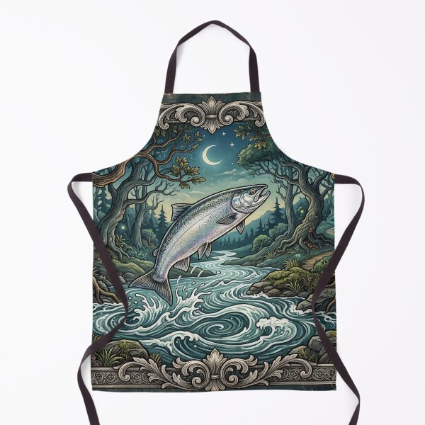 Item preview, The Salmon of Knowledge - Irish Mythology Celtic Folkore Ireland History designed and sold by VikingRunes.
