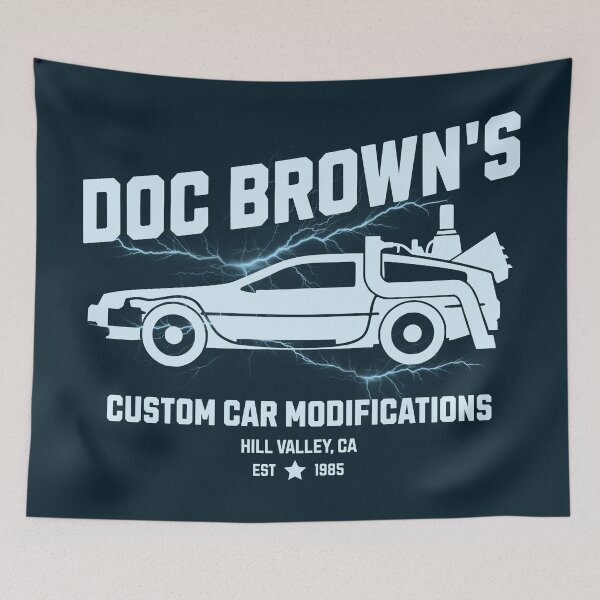 Item preview, Back to the Future Doc Brown's Car Modifications designed and sold by humnoo.