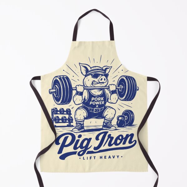 Item preview, Vintage Pig Iron Weight Lifting designed and sold by 89shirts.