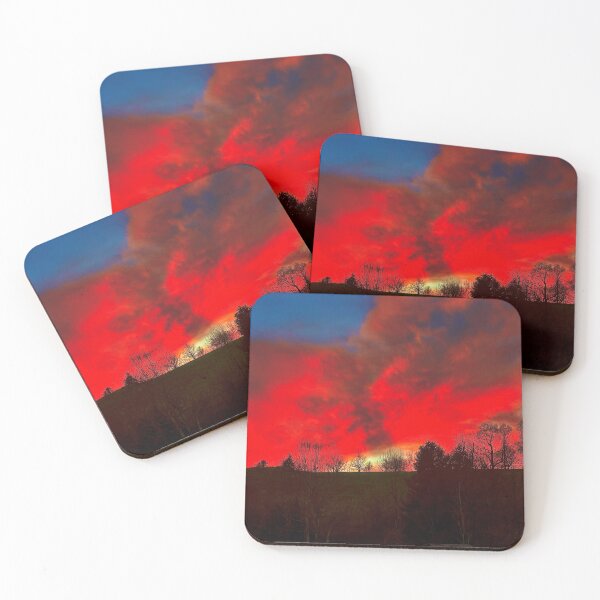 Item preview, Blood Sky at Domelandia — Virginia Sunset Photography designed and sold by VisionBazaar.