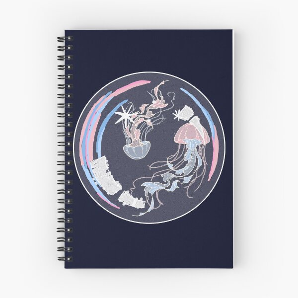 Item preview, Jellyfish bubble (trans flag) designed and sold by Les Enfants des Possibles .